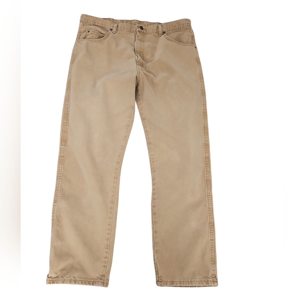 Wrangler Rugged Wear Mens Pants Tan Size 40x32